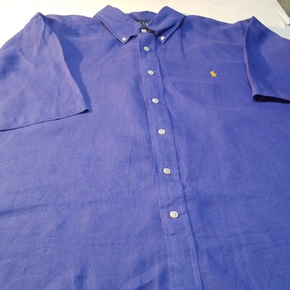 Ralph Lauren Shirt Classic Fit Suze XXL Blue - Picture 1 of 7